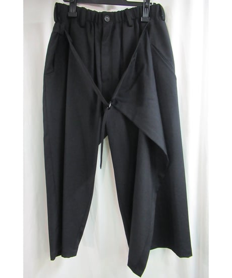 19aw yohji yamamoto POUR HOMME ラップデザインパンツ HC-P25-100
