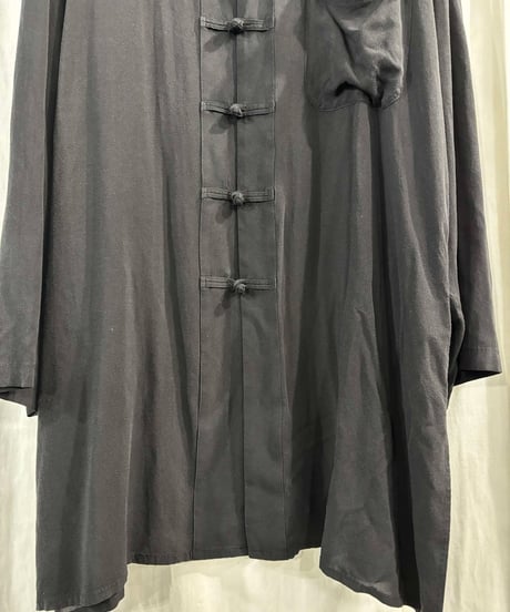 2020SS yohji yamamoto pour homme プリントロングチャイナシャツ（HN-B51-232）