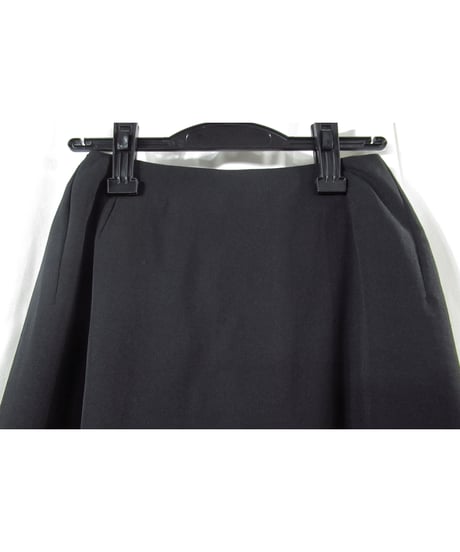 yohji yamamoto +noir バックスリット フラップポケットデザイン ロングスカート（NT-S01-101）