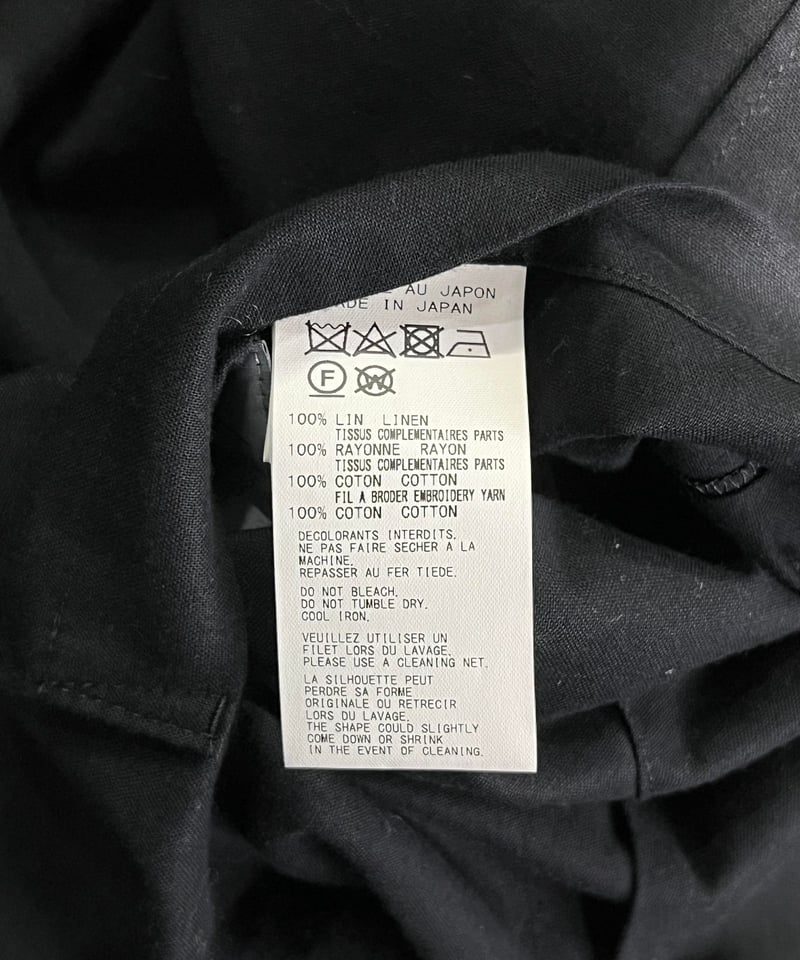 2022SS yohji yamamoto pour homme 3重レイヤードアシンメトリ