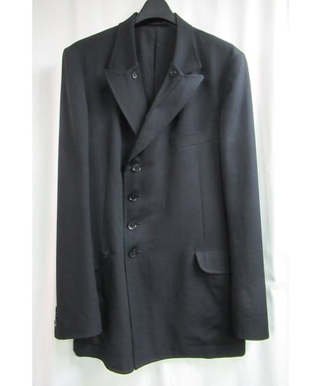 13aw yohji yamamoto pour homme ダブルファスナー 襟デザインジャケット HQ-J31-100