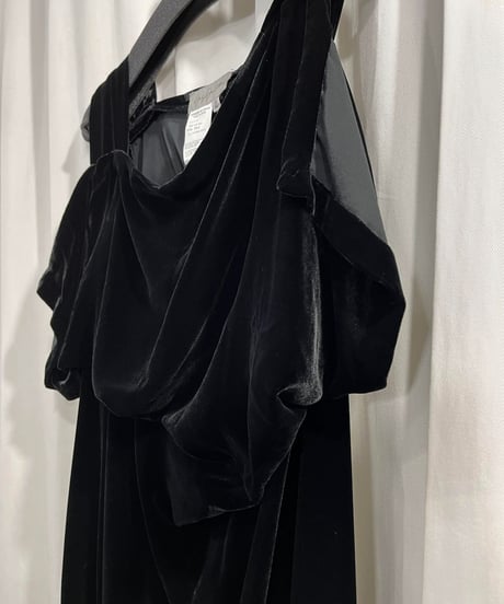 2005AW yohji yamamoto femme ベロアサロペット（FN-D26-295）