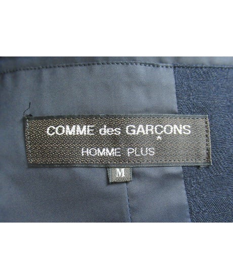 80’s COMME des GARCONS HOMME PLUS vintage 紺 デザインショートジャケット PJ-05027M