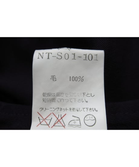 yohji yamamoto +noir バックスリット フラップポケットデザイン ロングスカート（NT-S01-101）