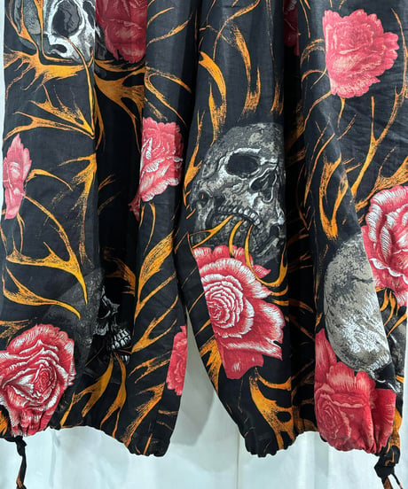 2019SS BLACK Scandal yohji yamamoto スカルプリントパンツ（HH-P93-310）