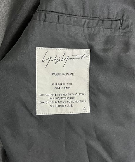2014SS yohji yamamoto pour homme デザインブルゾン（HG-Y03-100）