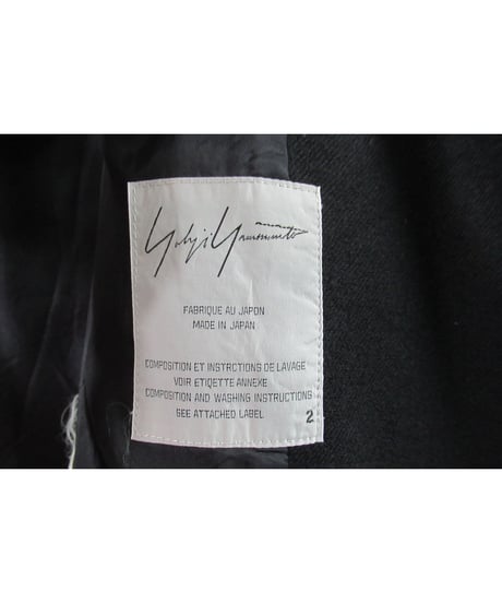 05aw yohji yamamoto femme 裾デザインシンプルジャケット FN-J12-120