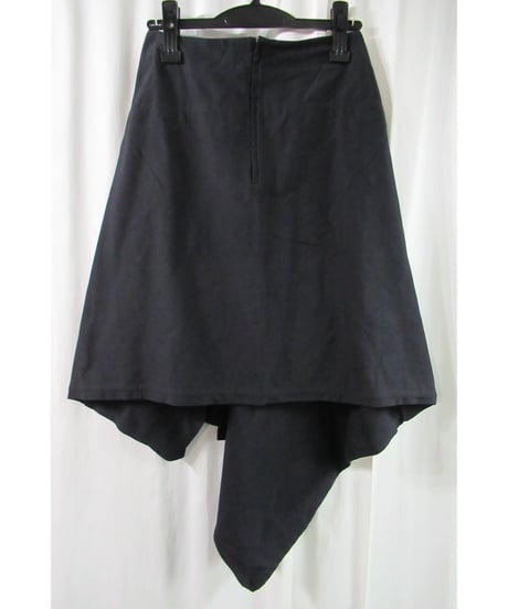 80's GOTHIC YOHJI YAMAMOTO アシメトリーデザインフレアスカート 1010