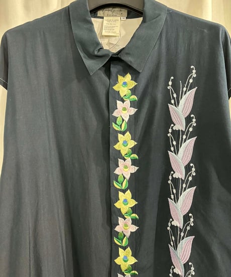 1988SS yohji yamamoto pour homme vintage 丸文字ロゴ ブラウス（H-B-243xxx）