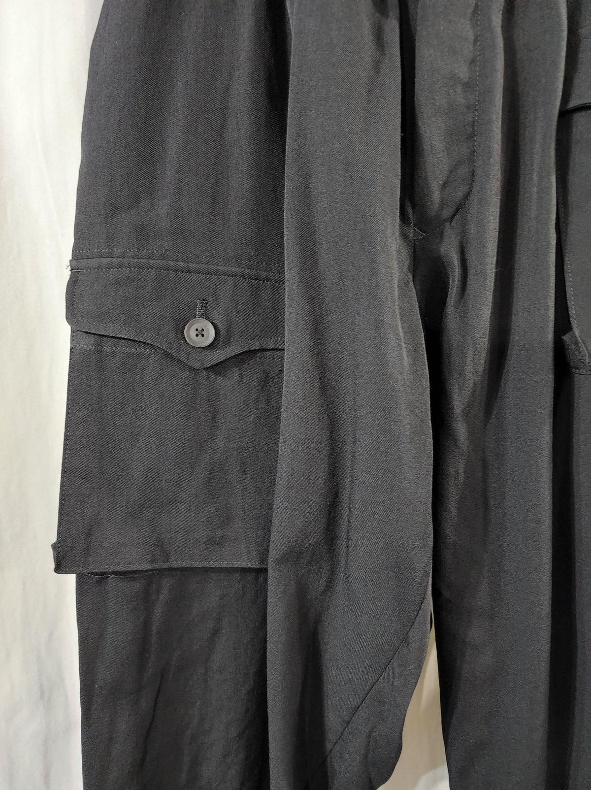 19aw yohji yamamoto pour homme 黒デザインミリタリーパンツ (H 19aw yohji yamamoto pour homme 黒デザインミリタリーパンツ (H