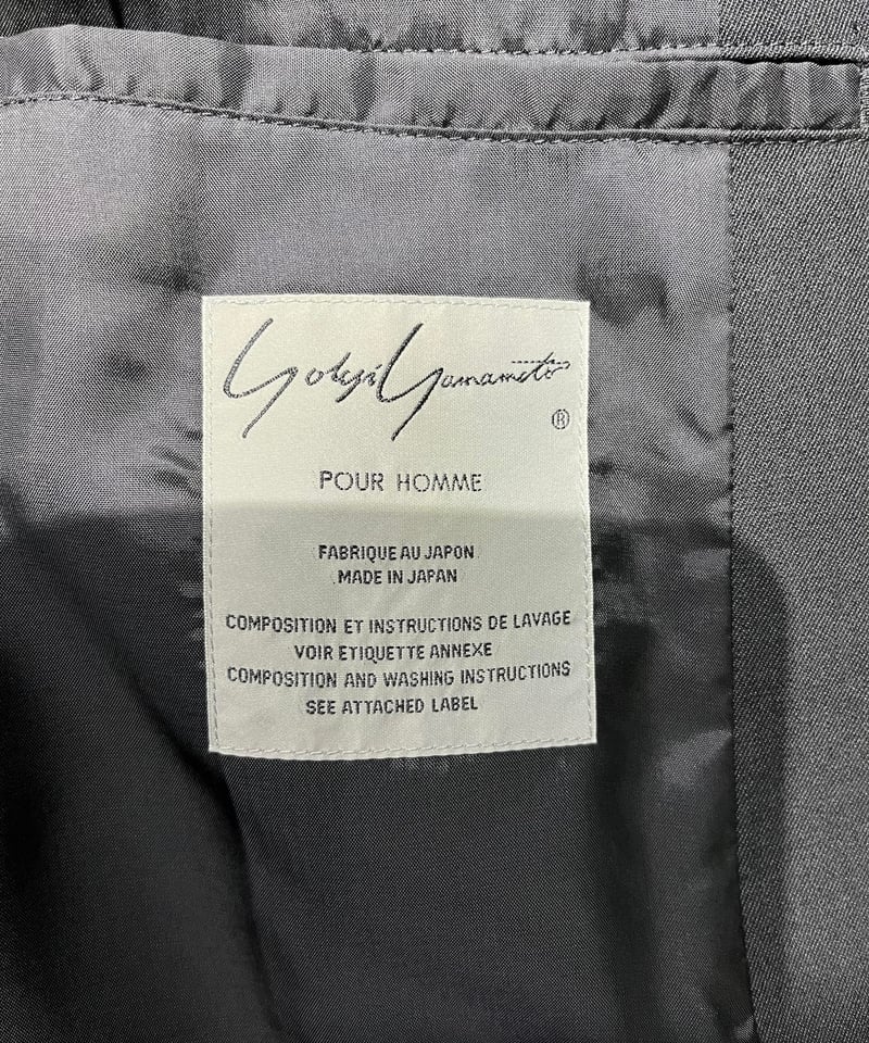2018AW yohji yamamoto pour homme 1990SS REPLICA 2018AW yohji yamamoto pour homme 1990SS REPLICA