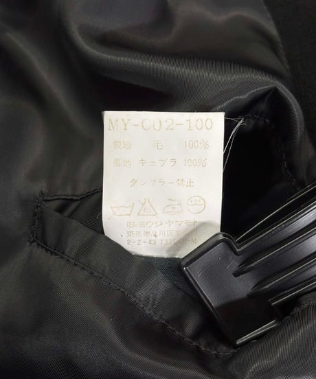 1990's Y's for men yohji yamamoto vintage ウール ロングコート（MY-C02-100）