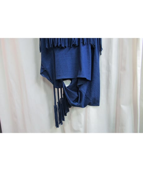 AD2013 JUNYA WATANABE COMME des GARCONS フリンジデザイン 変形ポンチョ JM-B013