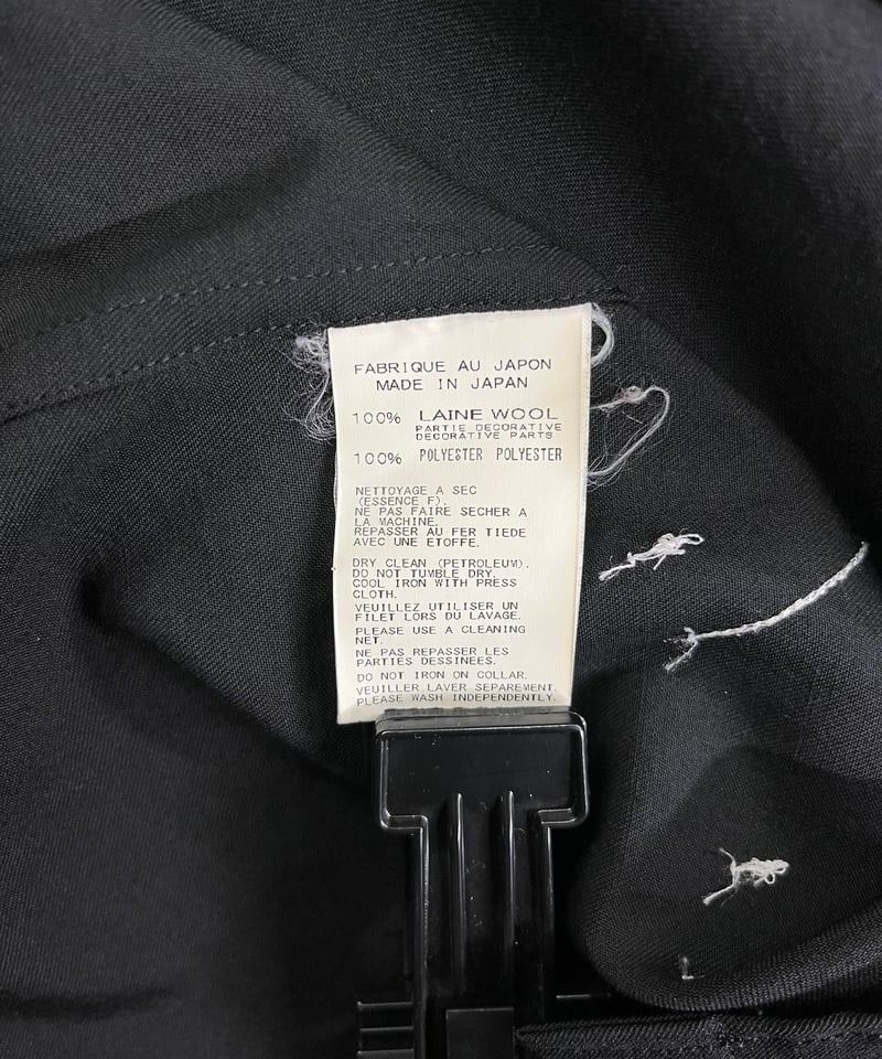 yohji yamamoto+noir ヨウジヤマモト+ノアール 半袖ブラウス n