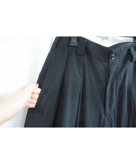 18ss yohji yamamoto pour homme レイヤードデザインパンツ HW-P72-204