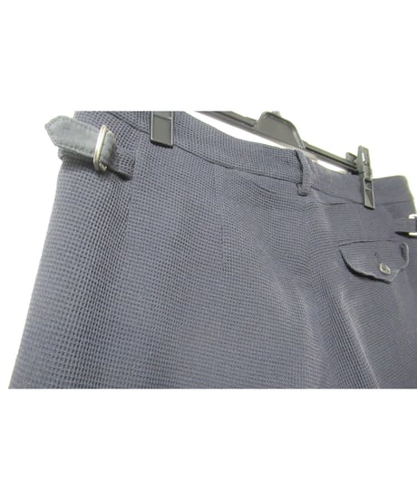 95aw yohji yamamoto pour homme vintage 鹿鳴館期 紺 ニット切替えデザインセットアップ（HE-J29-128）