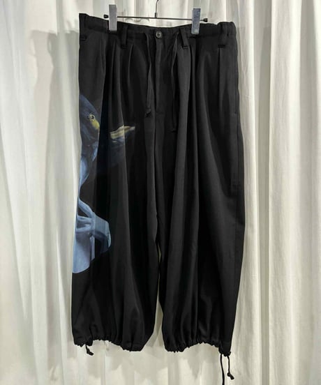 Yohji Yamamoto【3】バルーンパンツ 切替 ブラック ネイビー STAFF STYLING｜THE SHOP YOHJI YAMAMOTO