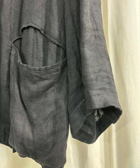 1980's yohji yamamoto pour homme vintage 丸文字ロゴ リネン ジャケット（H-J-270xxx）