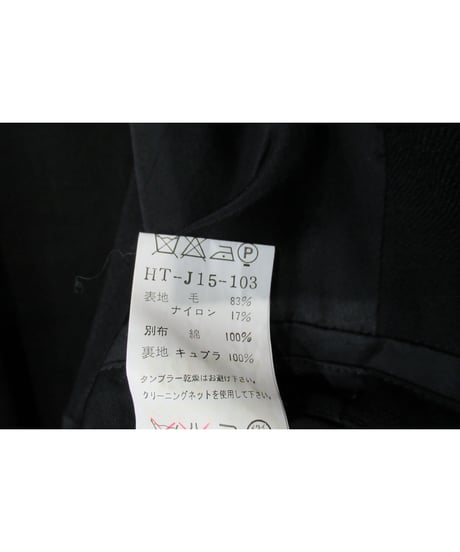 07ss yohji yamamoto pour homme 素材切り替えデザインジャケット HT-J15-103