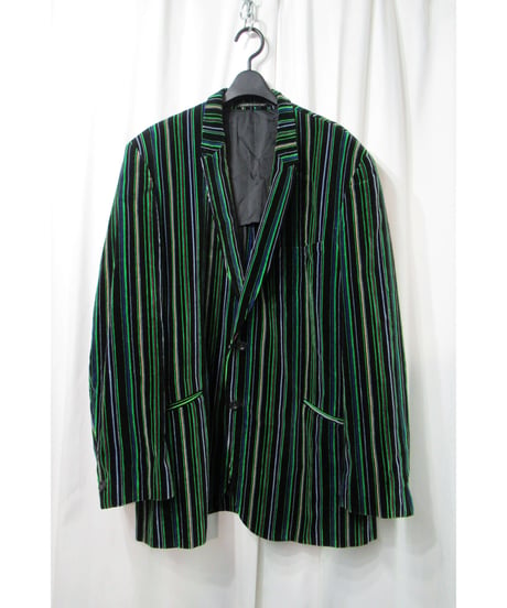 93aw yohji yamamoto pour homme vintage ストライプデザインジャケット（HP-J09-001）