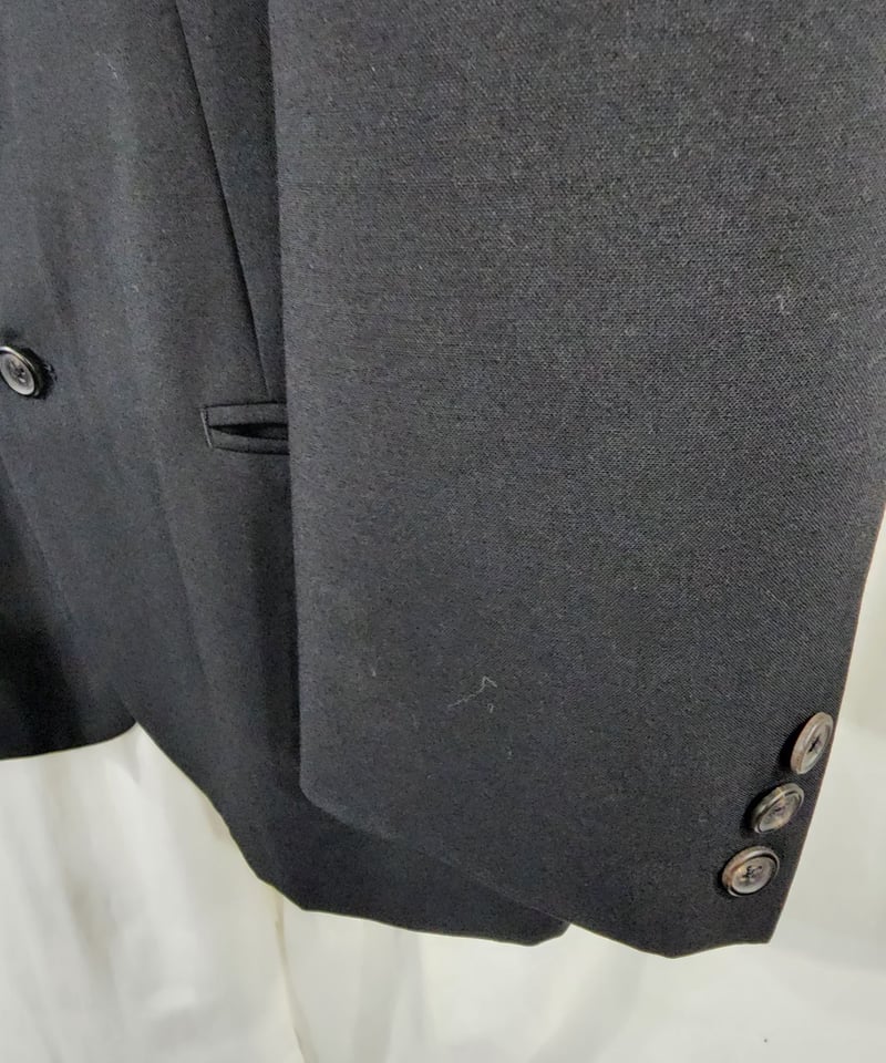Y's for men yohji yamamoto 黒 3釦 シンプルジャケット (MC-J Y's for men yohji yamamoto 黒 3釦 シンプルジャケット (MC-J