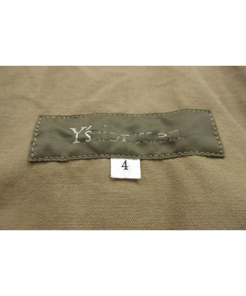 Y's for men yohji yamamoto ベージュ ミリタリーデザイン Y's for men yohji yamamoto ベージュ ミリタリーデザイン