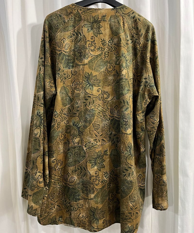 2015SS yohji yamamoto pour homme 花柄デザインシャツ（HU-B