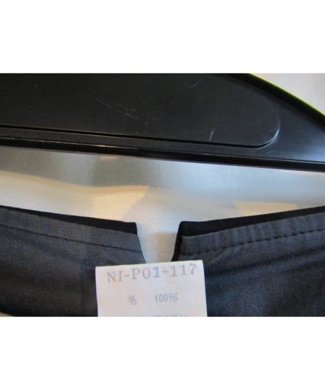 yohji yamamoto+noir ストレートシンプルパンツ NI-P01-117