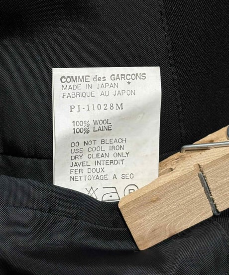 AD1990 COMME des GARCONS HOMME PLUS フーテッドジャケット（PJ-11028M）