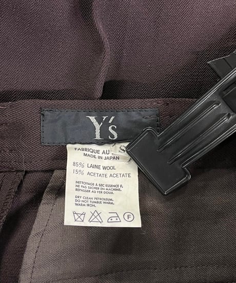 Y's yohji yamamoto １タック パンツ（YM-P02-103）