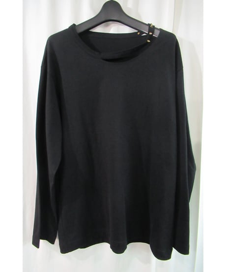 19aw B yohji yamamoto 長袖 スタッズデザインカットソー NC-T72-074
