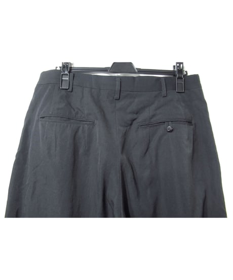 98ss yohji yamamoto pour homme vintage ２タック シンプルワイドパンツ（HJ-P17-128）