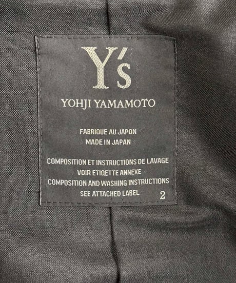 Y's yohji yamamoto ロングコート（YT-C04-100）
