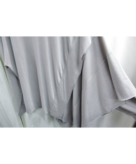 Y’s yohji yamamoto アシメトリーデザイン 長袖カットソー グレー（YL-T09-569）