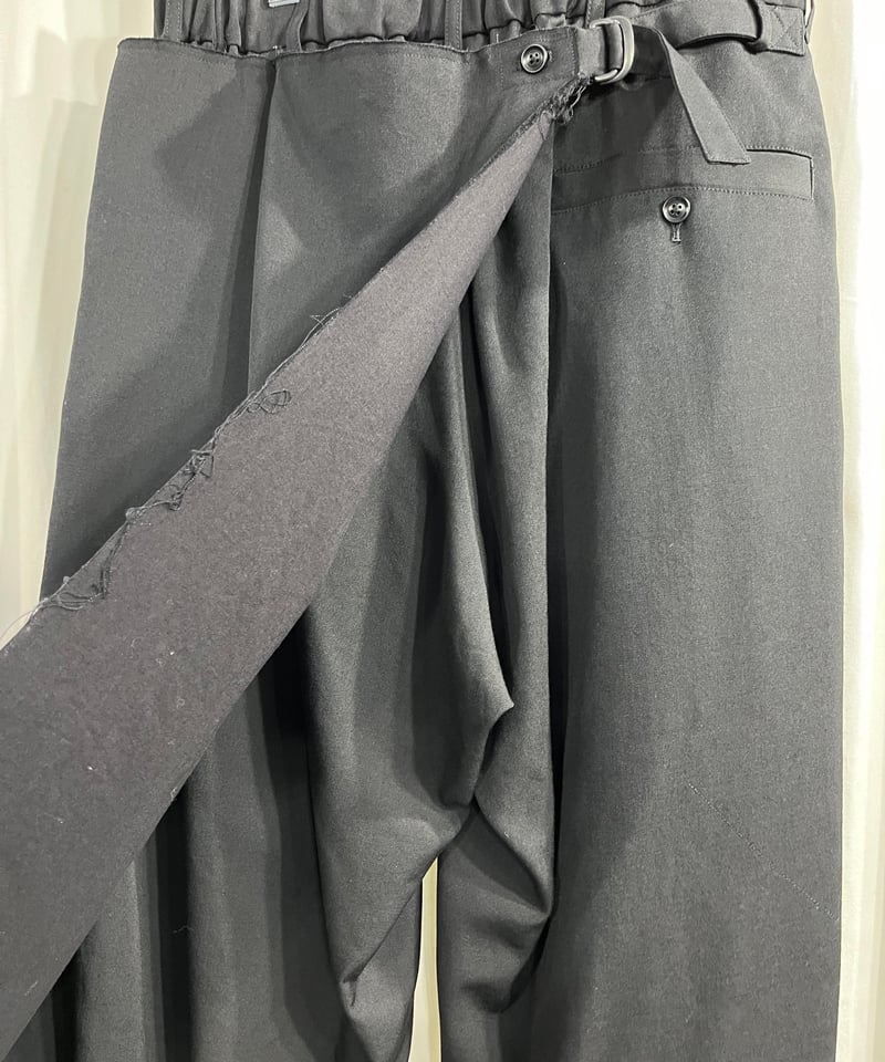 2015AW yohji yamamoto pour homme レイヤードラップパンツ(HY 2015AW yohji yamamoto pour homme レイヤードラップパンツ(HY
