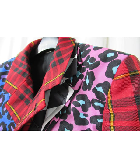 2020aw COMME des GARCONS HOMME PLUS プリント パッチワークデザインジャケット（PF-J007）