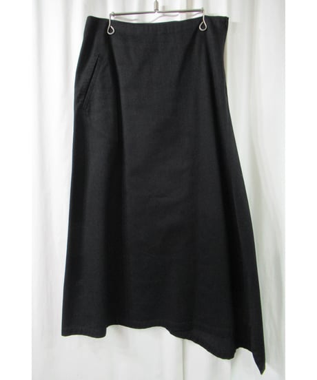 Y's ロングフレアスカート 黒 Y.F-S08-100 CATEGORY skirt | LA GRANDE LUE