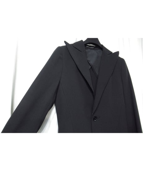 yohji yamamoto +noir ピークドラペルデザインジャケット（NR-J06-100）