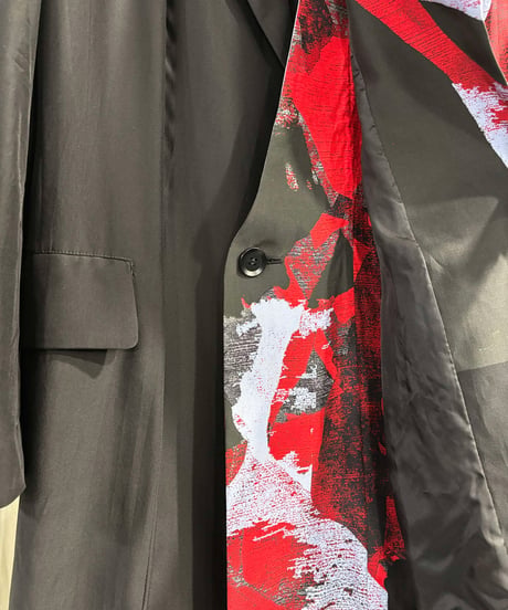 2019SS yohji yamamoto femme 左前二重シルクジャケット（FH-J05-401）
