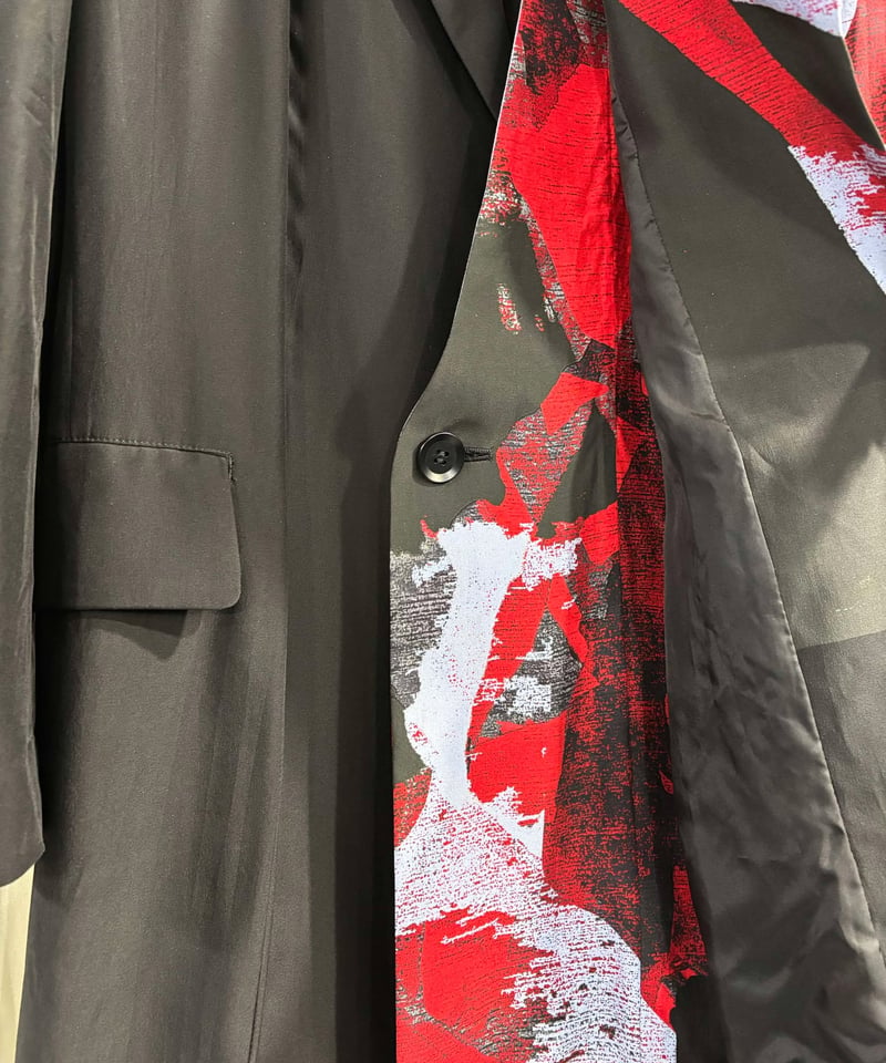 2019SS yohji yamamoto femme 左前二重シルクジャケット（FH-J05