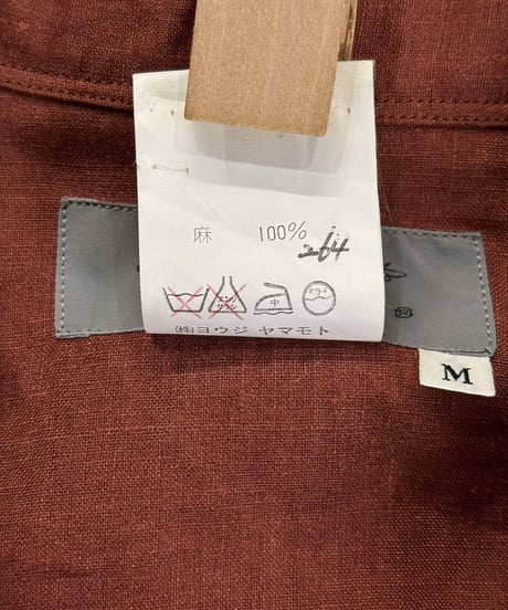 1980's yohji yamamoto pour homme vintage ブラウス（H-B-138xxx）