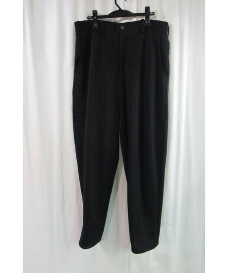 2003ss yohji yamamoto pour homme ロゴ入り ゼッケン テーパードパンツ　HQ-P51-930