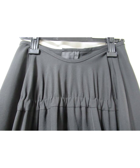 Y’s yohji yamamoto フロントギャザーデザイン ロングスカート（YY-S05-100）