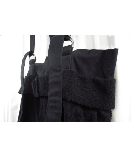 Y’s yohji yamamoto 切替えデザイン ワイドサロペットパンツ（YJ-T78-193）
