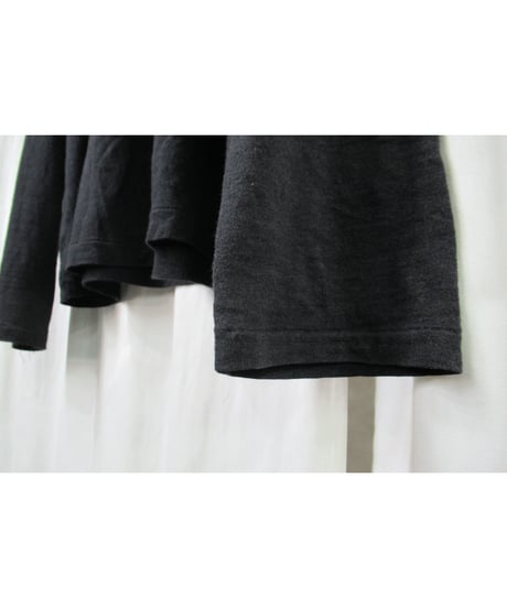 14aw yohji yamamoto pour homme 点字ロゴプリント カットソー（HF-T23-079）