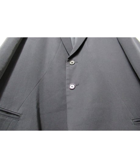 05aw yohji yamamoto pour homme 燕尾デザイン シンプルジャケット（HN-J78-100）