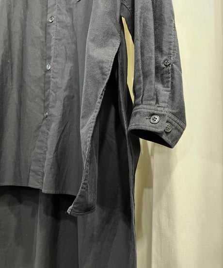 2017SS yohji yamamoto pour homme ロングブラウス（HD-B99-999）
