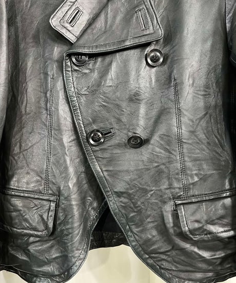 Y's yohji yamamoto 羊革 ダブルジャケット（YR-J15-701）