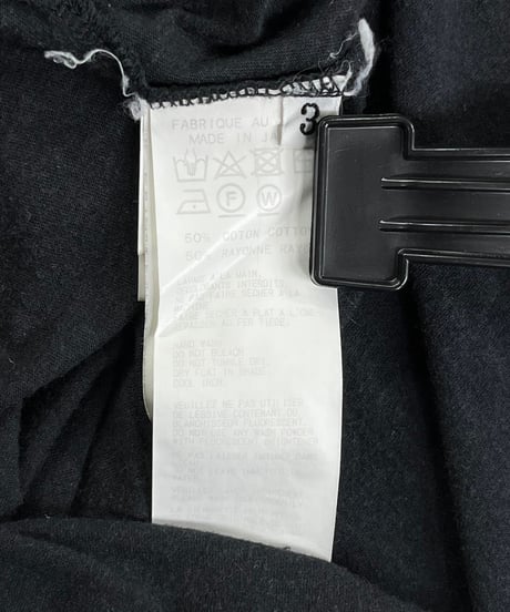 2018SS REGULATION yohji yamamoto MEN ナナメハギ半袖Tシャツ（HW-T55-274）
