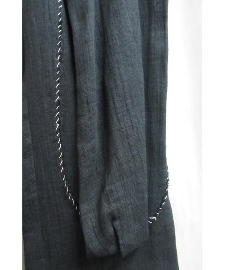 新品 09ss yohji yamamoto femme ステッチデザインワイドパンツ FV-P04-300